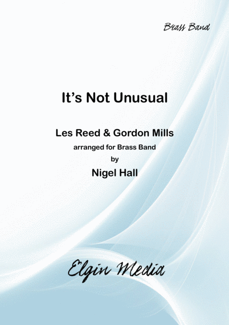 Its Not Unusual Brass Band Sheet Music