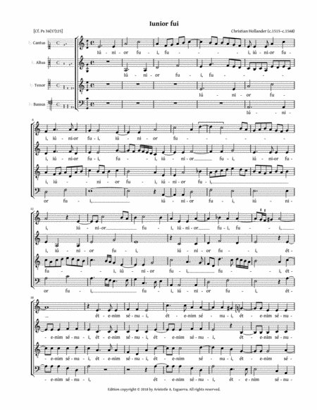 Free Sheet Music Iunior Fui Hollander