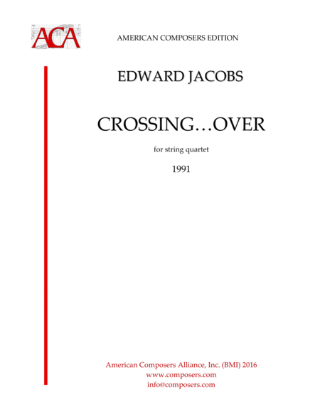 Jacobs Crossing Over Sheet Music