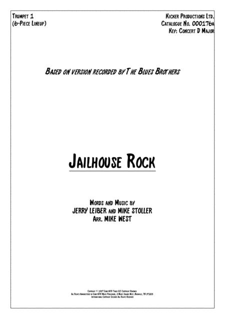 Free Sheet Music Jailhouse Rock 6 Piece Brass Section