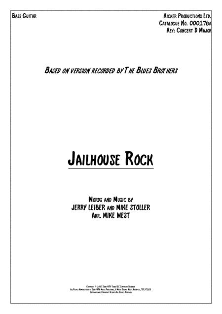 Jailhouse Rock Bass Guitar Sheet Music