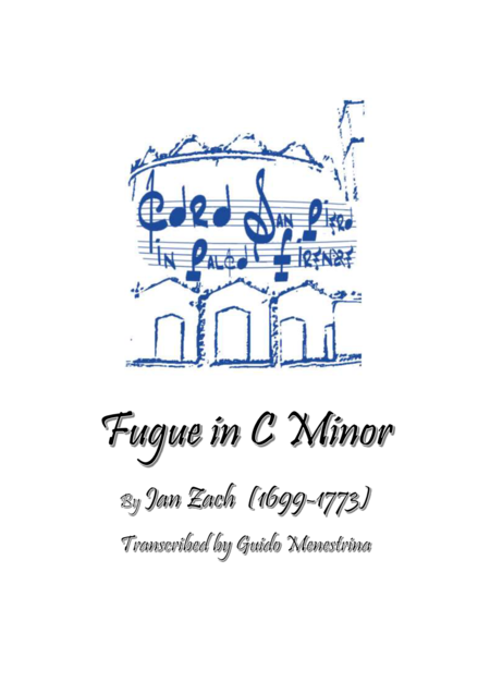 Jan Zach Fugue In C Minor Sheet Music