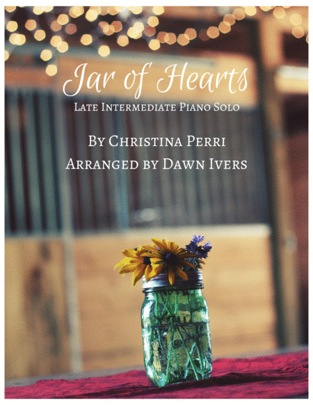 Free Sheet Music Jar Of Hearts Intermediate Piano Solo