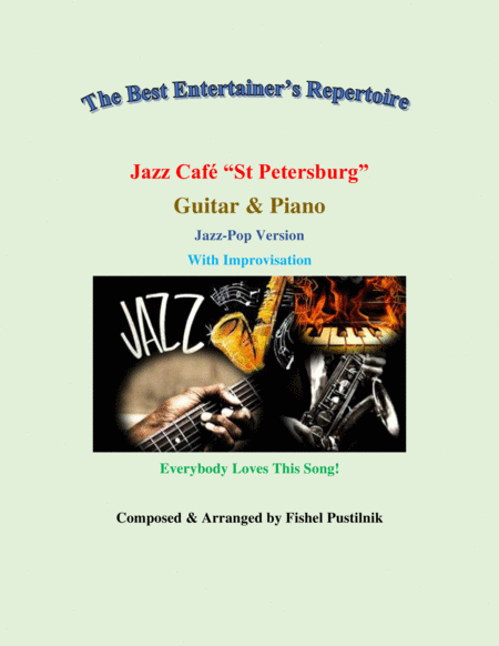 Free Sheet Music Jazz Cafe St Petersburg For Guitar And Piano With Improvisation Video