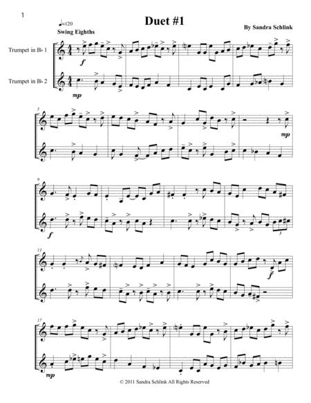 Jazz Classical Trumpet Duets Sheet Music