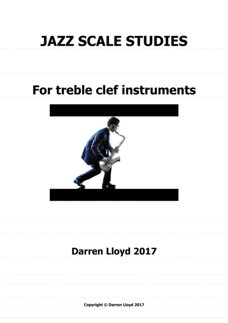 Free Sheet Music Jazz Scale Studies For Treble Clef Instruments