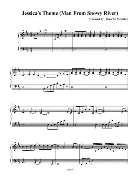 Jessicas Theme Breaking In The Colt Advanced Piano Sheet Music