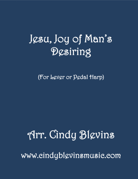 Jesu Joy Of Mans Desiring Arranged For Lever Or Pedal Harp From My Book Winter Wonders Sheet Music