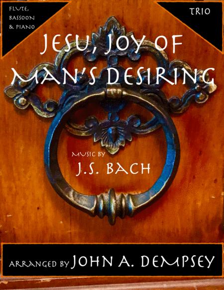 Jesu Joy Of Mans Desiring Trio For Flute Bassoon And Piano Sheet Music