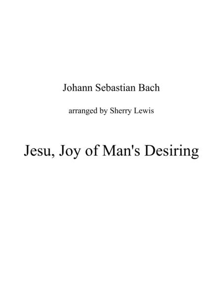 Jesu Joy Of Mans Desiring Trio For String Trio Woodwind Trio Any Combination Of Two Treble Clef Instruments And One Bass Clef Instrument Concert Pitch Sheet Music