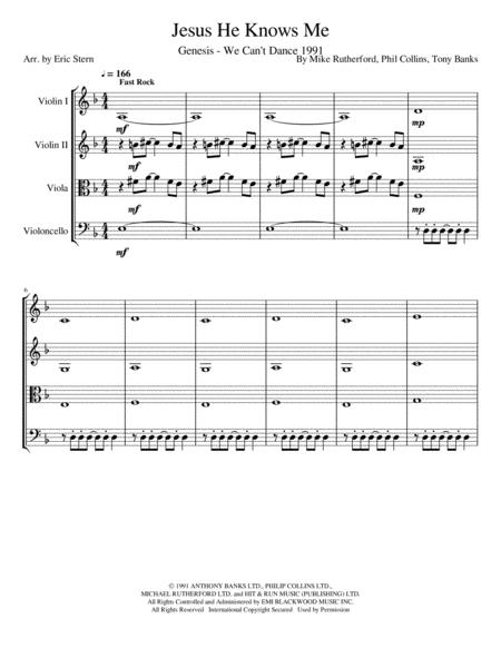 Jesus He Knows Me Sheet Music