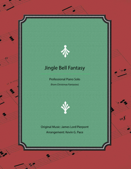 Jingle Bell Fantasy Advanced Piano Solo Sheet Music