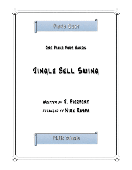 Jingle Bell Swing 1 Piano 4 Hands Early Intermediate Sheet Music