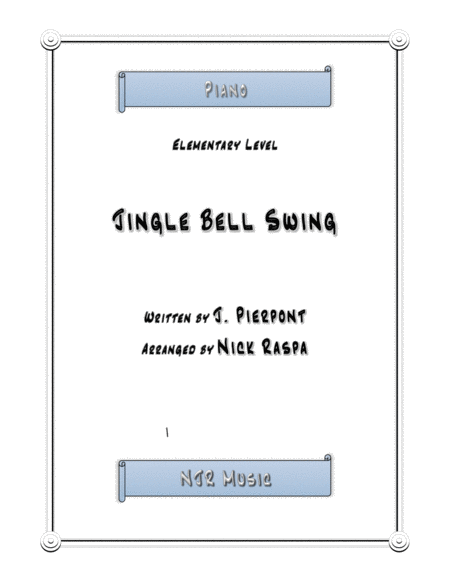 Jingle Bell Swing Elementary Piano Sheet Music