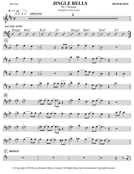 Free Sheet Music Jingle Bells Alto Sax