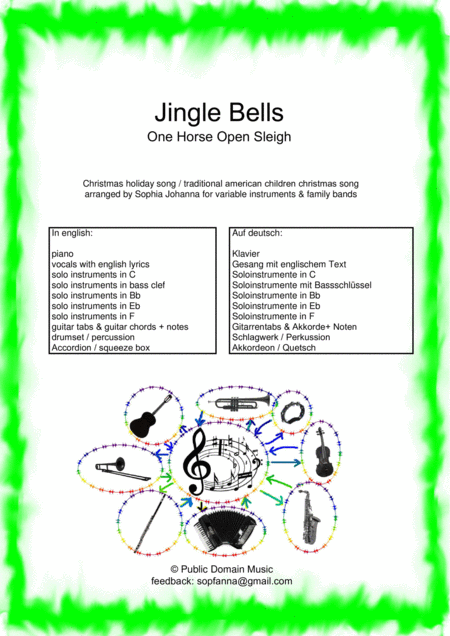 Jingle Bells Family Band Sheet Music