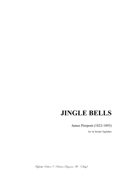 Jingle Bells For Satb Choir Sheet Music