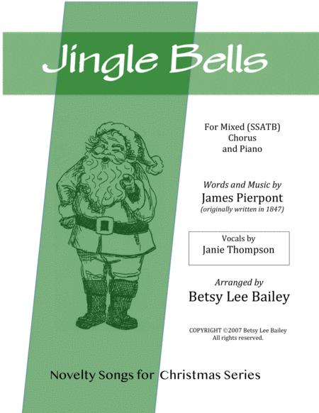 Free Sheet Music Jingle Bells Ssatb And Piano