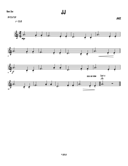 Free Sheet Music Jj Bari