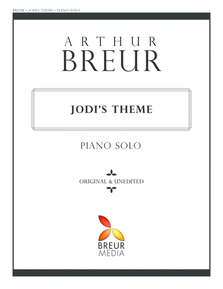 Jodis Theme Piano Solo Sheet Music