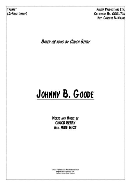 Johnny B Goode 2 Piece Brass Section Sheet Music