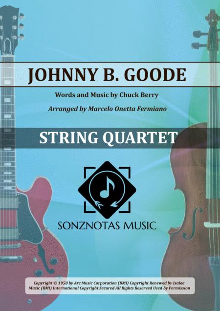 Johnny B Goode Chuck Berry Sheet Music For String Quartet Score And Parts Sheet Music