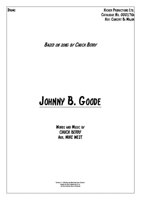 Johnny B Goode Drums Sheet Music