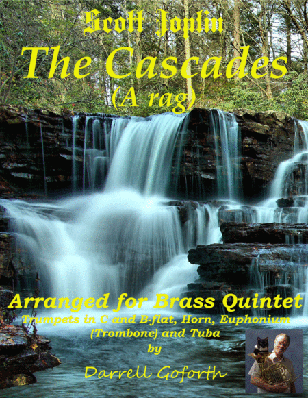 Joplin The Cascades For Brass Quintet Sheet Music