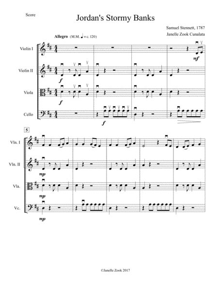 Free Sheet Music Jordans Stormy Banks