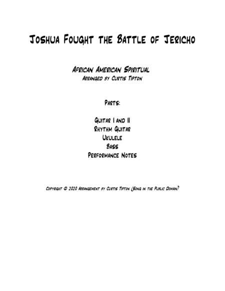 Josua Fought The Battle Of Jericho Sheet Music