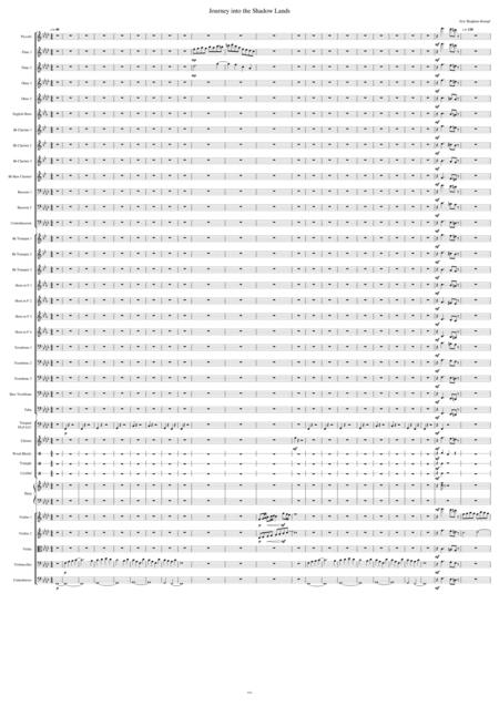 Journey Into The Shadow Lands Sheet Music