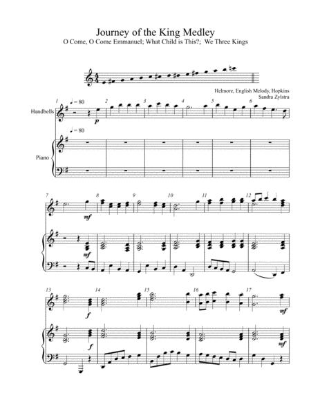 Journey Of The King 2 Octave Handbells Piano Accompaniment Sheet Music