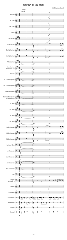 Free Sheet Music Journey To The Stars