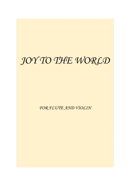 Joy To The World Easy Duet Sheet Music