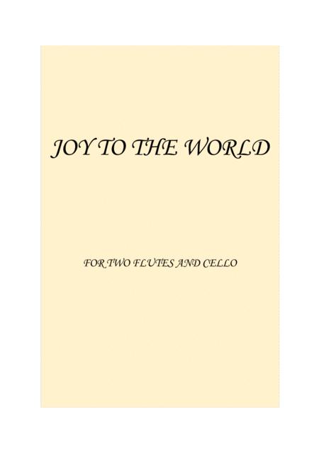 Joy To The World Easy Trio Sheet Music