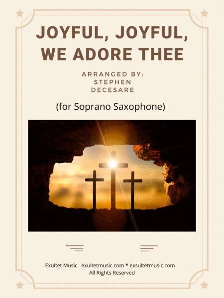 Joyful Joyful We Adore Thee For Soprano Saxophone And Piano Sheet Music