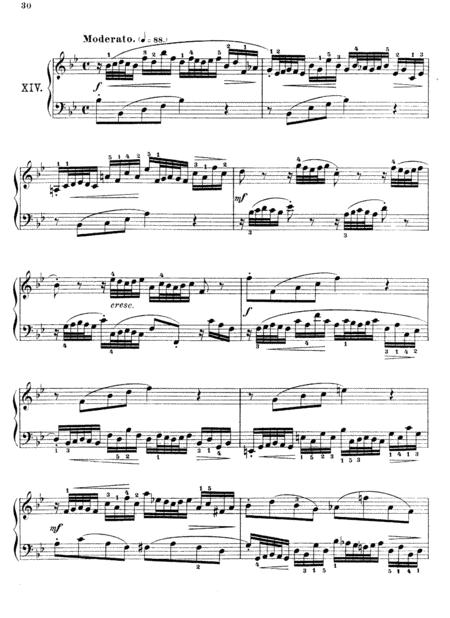 Free Sheet Music Js Bach Invention 14 In B Flat Major Bwv 785 Original Version