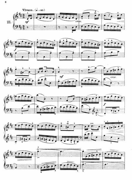 Free Sheet Music Js Bach Invention 3 In D Major Bwv 774 Original Version