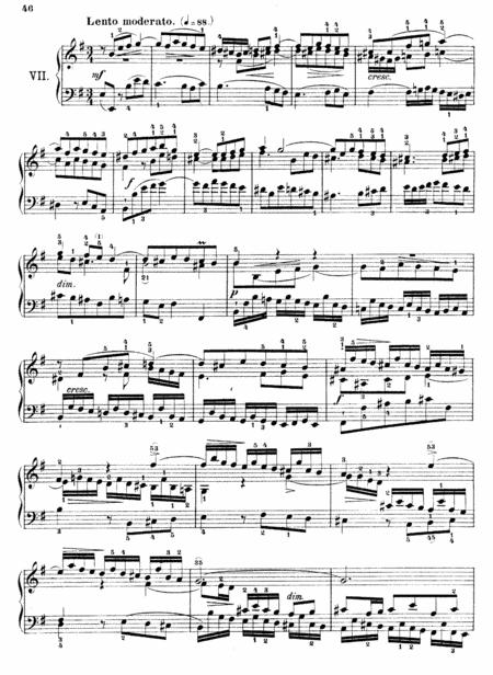 Free Sheet Music Js Bach Sinfonia 7 In E Minor Bwv 793 Original Version