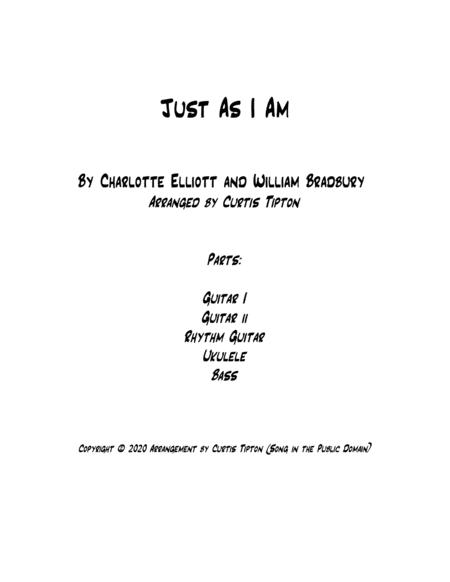 Just As I Am For Guitar Group Sheet Music