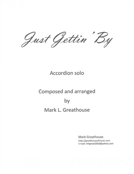 Just Gettin By Accordion Solo Sheet Music