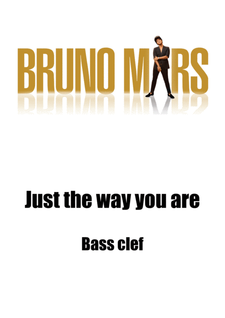 Just The Way You Are Bass Clef Sheet Music