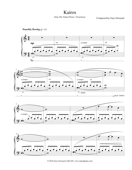 Kairos Sheet Music