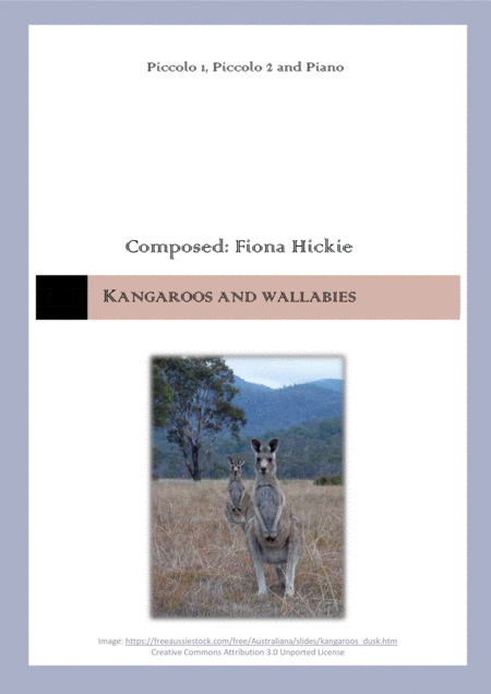 Kangaroos And Wallabies Sheet Music