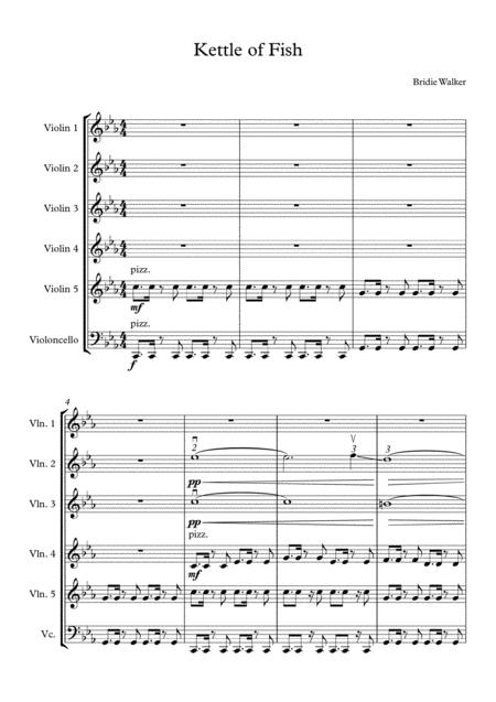 Free Sheet Music Kettle Of Fish