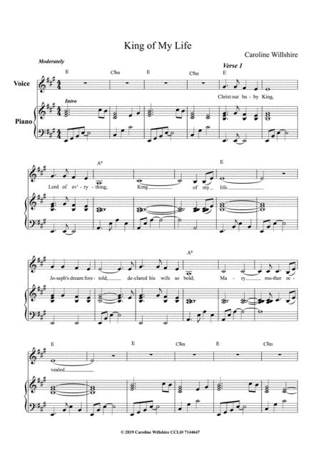 King Of My Life Sheet Music