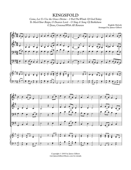 Kingsfold O Sing A Song Of Bethlehem Sheet Music