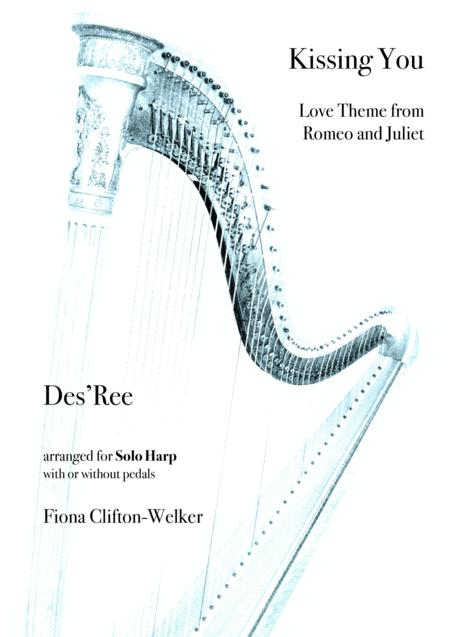 Kissing You Love Theme From Romeo And Juliet Des Ree Harp Solo With Or Without Pedals Sheet Music