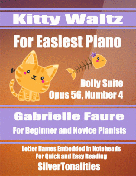 Kitty Waltz For Easiest Piano Sheet Music