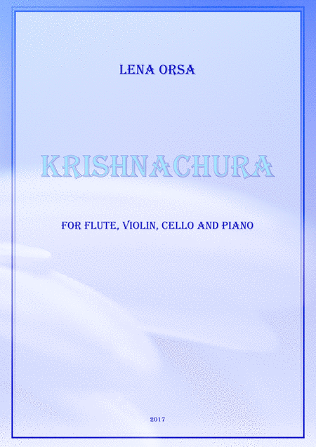 Free Sheet Music Krishnachura For Flute Violin Cello And Piano